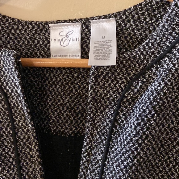 Emma James - Liz Clairborne - zippered blazer jacket - size medium - Picture 2 of 6